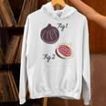 Fig 1 Figs Fruit Scientific Drawing Textbook Graphic Unisex Hoodie