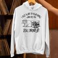 Girls Read Books Mini Holland Lop Bunny Rabbit Lover Unisex Hoodie