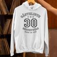 Guest List 30th Birthday 1990 Guest Book In Shirt Font Unisex Hoodie