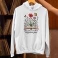 Ideas Take Root Where Imagination Grows Book Lover Quote Unisex Hoodie