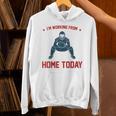 I'm Working From Home Today Baseball Lover Men Women Unisex Hoodie