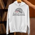 Intellectual Hedgehog Reading Book Literature Unisex Hoodie