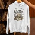 Introverted Book Club Member Anti Social Reader Premium Tri-Blend Unisex Hoodie