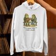 It’s A Good Day To Read A Book – Reading Frog Unisex Hoodie