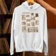 Jane Austen Book Classic Literature Stamp Collage Premium Tri-Blend Unisex Hoodie Jane Austen Book Classic Literature Stamp Collage Premium Tri-Blend Unisex Hoodie