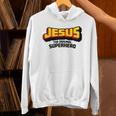 Jesus The Original Superhero Comic Book Christian Faith Unisex Hoodie Jesus The Original Superhero Comic Book Christian Faith Unisex Hoodie
