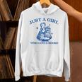Just a Girl Who Loves Books Book Lover Bookish Unisex Hoodie