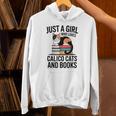 Just A Girl Who Loves Calico Cats And Books Minimal Tee Unisex Hoodie Just A Girl Who Loves Calico Cats And Books Minimal Tee Unisex Hoodie