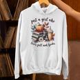 Just a Girl Who Loves Fall And Books Pumpkin Spice Autumn Unisex Hoodie
