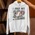 I Just Hit 100 Days Of School Teacher Baseball Boys Kids Unisex Hoodie I Just Hit 100 Days Of School Teacher Baseball Boys Kids Unisex Hoodie