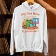 Just One More Chapter Bookish Book Kawaii Frog Reading Book Unisex Hoodie Just One More Chapter Bookish Book Kawaii Frog Reading Book Unisex Hoodie