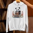 Kawaii Panda Book Lover Reading Books Panda Librarian Unisex Hoodie