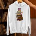 Kittens Cats Tea Party And Books Unisex Hoodie Kittens Cats Tea Party And Books Unisex Hoodie