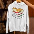 Leopard Gecko Sleeping Books Reading Geckos Unisex Hoodie Leopard Gecko Sleeping Books Reading Geckos Unisex Hoodie