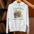 Let Books Bloom In The Garden Of Your Mind Floral Unisex Hoodie Let Books Bloom In The Garden Of Your Mind Floral Unisex Hoodie