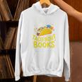 Let's Taco About Books Mexican Pun Bookworm Premium Tri-Blend Unisex Hoodie