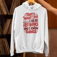 Librarian Book Lover Men Women Reading Unisex Hoodie