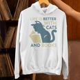 Life Is Better With Cats And Books Unisex Hoodie Life Is Better With Cats And Books Unisex Hoodie