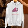 Life Is Better With An Octopus And Reading Books Unisex Hoodie Life Is Better With An Octopus And Reading Books Unisex Hoodie