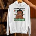 Lil Mr Kindergarten Prince Boys Melanin Boy Read Books Unisex Hoodie