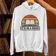 Take A Look It's In A Book Kids Reading Retro Library Unisex Hoodie