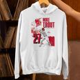 Mike Trout Los Angeles A MLB Baseball Players MLBMTR304N Unisex Hoodie Mike Trout Los Angeles A MLB Baseball Players MLBMTR304N Unisex Hoodie