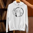 Nerdy Book Lover Shirt Kraken Open A Book Unisex Hoodie