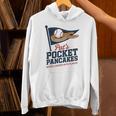 Pat's Pocket Pancakes Flag Baseball On Pancake Unisex Hoodie Pat's Pocket Pancakes Flag Baseball On Pancake Unisex Hoodie