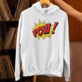 POW Comic Book Cartoon Pop Art Comfort Colors Crop Top Unisex Hoodie POW Comic Book Cartoon Pop Art Comfort Colors Crop Top Unisex Hoodie