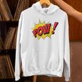 POW Comic Book Cartoon Pop Art Raglan Baseball Tee Unisex Hoodie POW Comic Book Cartoon Pop Art Raglan Baseball Tee Unisex Hoodie
