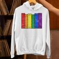 Pride Flag Books Bookish Rainbow Queer Reader Gay Writer Unisex Hoodie Pride Flag Books Bookish Rainbow Queer Reader Gay Writer Unisex Hoodie