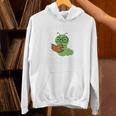 Professional Bookworm Reading Lover Cute Worm Glasses Book Unisex Hoodie Professional Bookworm Reading Lover Cute Worm Glasses Book Unisex Hoodie