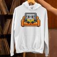 Proud Library Patron Cute Tablet Reading a Book Unisex Hoodie