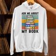Published Author TShirt Ask Me About My Book Writer Unisex Hoodie