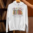 There Is No Such Thing As Too Many Books Floral Bookish Unisex Hoodie There Is No Such Thing As Too Many Books Floral Bookish Unisex Hoodie