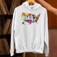 Read America Shirt United States Read Books Unisex Hoodie