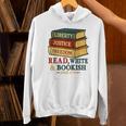 Read & Bookish Since 1776 Books Patriot 4th Of July Unisex Hoodie