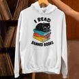 I Read Banned Books Tshirt Cat Reader Bookworm Women Unisex Hoodie