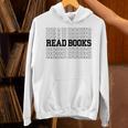 Read Books Cool Book Lover Reading Retro Vintage Unisex Hoodie
