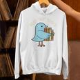 Read Mo Books Cute Bird Reading Kids Book Lover Unisex Hoodie Read Mo Books Cute Bird Reading Kids Book Lover Unisex Hoodie