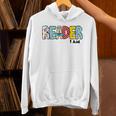 Reader I Am Bookworm Librarian I Heart Read Book Lover Unisex Hoodie