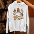 Reading Book Lover Bookish Camping Read With The Locals Unisex Hoodie