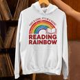 Reading Book Rainbow Literacy Learning Premium Tri-Blend Unisex Hoodie