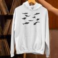 Reading Frenzy Shark Love Books Teacher Read TShirt Unisex Hoodie
