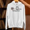 Reading Season Book Lover Librarian Cozy Bookworm Unisex Hoodie