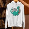 Readosaurus Cute Dinosaur Reading Books Reading Unisex Hoodie