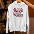 Readsalotl Axolotl Reading Cute Book Lover Bookworm Premium Tri-Blend Unisex Hoodie Readsalotl Axolotl Reading Cute Book Lover Bookworm Premium Tri-Blend Unisex Hoodie