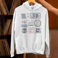Retro Bookish Love Collage Book Lover Librarian Scrapbook Unisex Hoodie