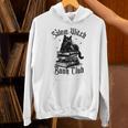 Salem Witch Book Club Bookish Retro Halloween Cat Unisex Hoodie