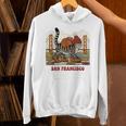 San Francisco Cat Tshirt Golden Gates Bridge Reading Books Unisex Hoodie San Francisco Cat Tshirt Golden Gates Bridge Reading Books Unisex Hoodie